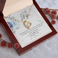 Load image into Gallery viewer, My Queen Wife -- Forever Love Necklace with On Demand Message Card

