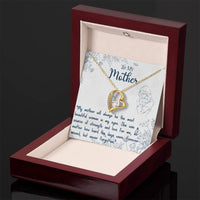 Load image into Gallery viewer, To my Mom - Forever Love Necklace with On Demand Message Card
