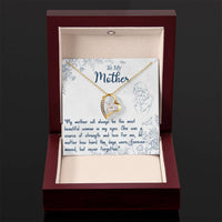 Load image into Gallery viewer, To my Mom - Forever Love Necklace with On Demand Message Card

