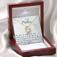 Load image into Gallery viewer, To my Mom - Forever Love Necklace with On Demand Message Card
