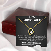 Load image into Gallery viewer, To My Badass Wife/Valentine&#39;s Day/Birthday Gift/Anniversary Gift Idea
