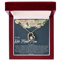 Load image into Gallery viewer, My Role Model Mom Necklace - Forever Love Necklace
