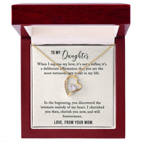 Load image into Gallery viewer, Enchant Her with the Unbreakable Love Knot Necklace/Gift for Daughter/ Birthday Gift/ Valentine&#39;s Gift Idea
