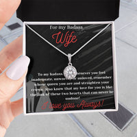 Load image into Gallery viewer, For my Badass Wife - Eternal Hope Necklace
