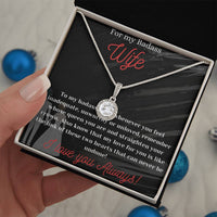 Load image into Gallery viewer, For my Badass Wife - Eternal Hope Necklace
