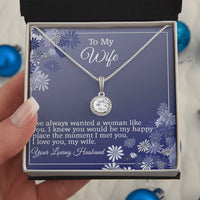 Load image into Gallery viewer, To My Wife, Anniversary Gift, Valentine&#39;s Gift, Birthday Gift idea, Mother&#39;s Day Gift Necklace

