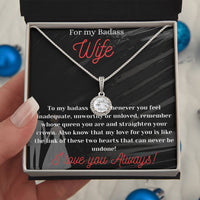 Load image into Gallery viewer, For my Badass Wife - Eternal Hope Necklace
