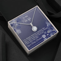 Load image into Gallery viewer, To My Wife, Anniversary Gift, Valentine&#39;s Gift, Birthday Gift idea, Mother&#39;s Day Gift Necklace
