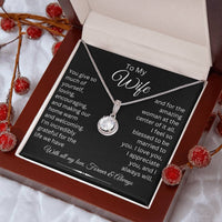 Load image into Gallery viewer, To My Wife - I feel so blessed to be married to you. I love you, I appreciate you, and I always will
