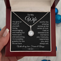 Load image into Gallery viewer, To My Wife - I feel so blessed to be married to you. I love you, I appreciate you, and I always will
