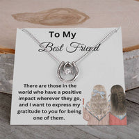 Load image into Gallery viewer, Embrace Destiny with Our Lucky Charm Pendant Necklace for Best Friend

