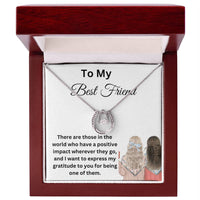 Load image into Gallery viewer, Embrace Destiny with Our Lucky Charm Pendant Necklace for Best Friend
