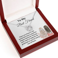 Load image into Gallery viewer, Embrace Destiny with Our Lucky Charm Pendant Necklace for Best Friend
