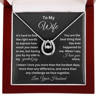 Load image into Gallery viewer, To My Wife - It&#39;s hard to find the right words to express how much you mean to me
