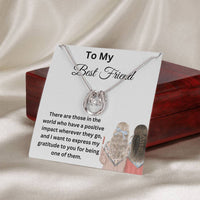 Load image into Gallery viewer, Embrace Destiny with Our Lucky Charm Pendant Necklace for Best Friend
