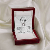 Load image into Gallery viewer, Gift for Wife &quot;I am the luckiest man alive to have you as my wife&quot; Necklace
