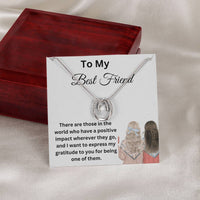 Load image into Gallery viewer, Embrace Destiny with Our Lucky Charm Pendant Necklace for Best Friend
