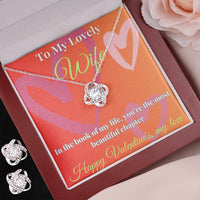 Load image into Gallery viewer, Eternal Love Knot Earring &amp; Necklace Set - A Radiant Symbol of Endless Connection
