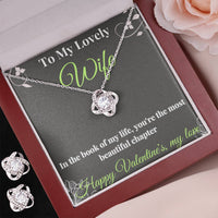 Load image into Gallery viewer, Eternal Love Knot Earring &amp; Necklace Set - A Radiant Symbol of Endless Connection
