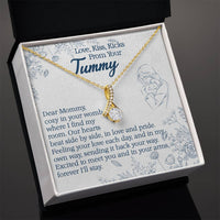 Load image into Gallery viewer, Love, Kiss, Kicks From Your Tummy, Gift for Mommy, Birthday Gift, Mother&#39;s Day Gift, Anniversary Gift
