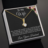 Load image into Gallery viewer, To My Wife - You mean the world to me and being with you brings me the greatest joy.
