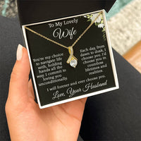 Load image into Gallery viewer, To My Lovely Wife - I commit to loving you unconditionally.
