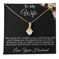 Load image into Gallery viewer, To My Wife - You mean the world to me and being with you brings me the greatest joy.
