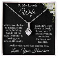 Load image into Gallery viewer, To My Lovely Wife - I commit to loving you unconditionally.
