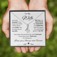 Load image into Gallery viewer, To My Wife - You mean the world to me
