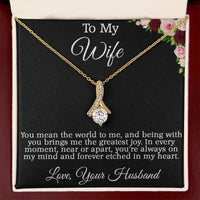 Load image into Gallery viewer, To My Wife - You mean the world to me and being with you brings me the greatest joy.
