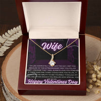 Load image into Gallery viewer, To my Beautiful Wife - Gold necklace
