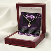 Load image into Gallery viewer, To my Beautiful Wife - Gold necklace
