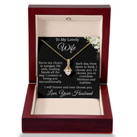 Load image into Gallery viewer, To My Lovely Wife - I commit to loving you unconditionally.
