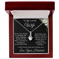 Load image into Gallery viewer, To My Lovely Wife - I commit to loving you unconditionally.
