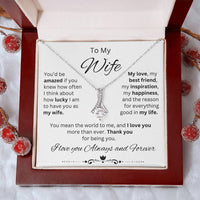 Load image into Gallery viewer, To My Wife - You mean the world to me
