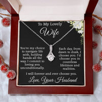 Load image into Gallery viewer, To My Lovely Wife - I commit to loving you unconditionally.
