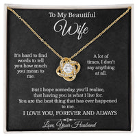 Load image into Gallery viewer, To My Beautiful Wife/Birthday Gift/Valentine&#39;s Gift Idea/Anniversary Gift/Mother&#39;s Day Gift
