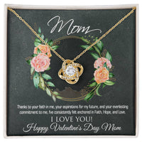 Load image into Gallery viewer, Seal Your Eternal Bond with the Exquisite Love Knot Necklace/Valentine&#39;s Gift for Mom
