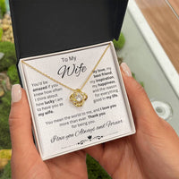 Load image into Gallery viewer, Gift for Wife &quot;You mean the world to me&quot; Necklace
