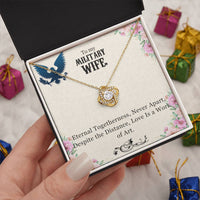 Load image into Gallery viewer, To My Military Wife, Anniversary Gift, Birthday Gift, Mother&#39;s Day Gift, Valentine&#39;s Gift, Necklace Gift for wife
