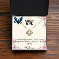 Load image into Gallery viewer, To My Military Wife, Anniversary Gift, Birthday Gift, Mother&#39;s Day Gift, Valentine&#39;s Gift, Necklace Gift for wife
