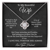 Load image into Gallery viewer, To My Beautiful Wife/Birthday Gift/Valentine&#39;s Gift Idea/Anniversary Gift/Mother&#39;s Day Gift
