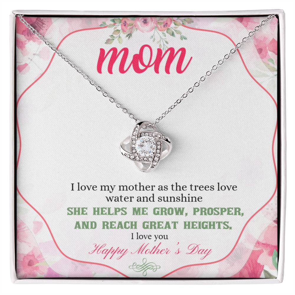 Best Mom - Love Knot Necklace