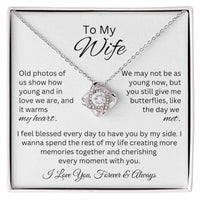 Load image into Gallery viewer, Gift for Wife &quot;I feel blessed every day to have you by my side&quot; Necklace 💖
