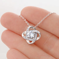 Load image into Gallery viewer, Seal Your Eternal Bond with the Exquisite Love Knot Necklace/Valentine&#39;s Gift for Mom
