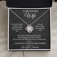 Load image into Gallery viewer, To My Beautiful Wife/Birthday Gift/Valentine&#39;s Gift Idea/Anniversary Gift/Mother&#39;s Day Gift
