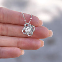 Load image into Gallery viewer, Seal Your Eternal Bond with the Exquisite Love Knot Necklace/Valentine&#39;s Gift for Mom
