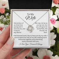 Load image into Gallery viewer, Gift for Wife &quot;I feel blessed every day to have you by my side&quot; Necklace 💖
