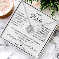Load image into Gallery viewer, Gift for Wife &quot;You mean the world to me&quot; Necklace
