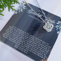 Load image into Gallery viewer, To my Beautiful Wife - Love Knot Necklace
